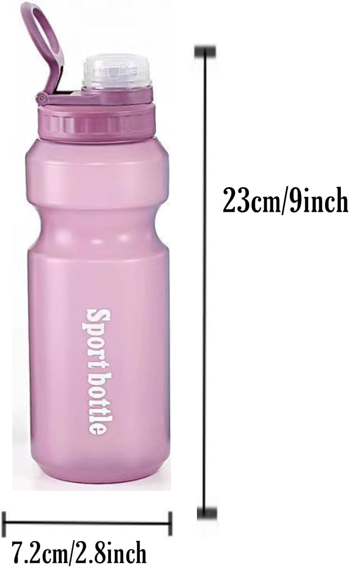 Kids Water Bottle，Sports Water Bottle, Plastic Water Bottle,BPA-Free,Leak-Proof, Reusable Water Bottle for School, Outdoor,Gym, Running, Hiking (Grey (26 OZ))