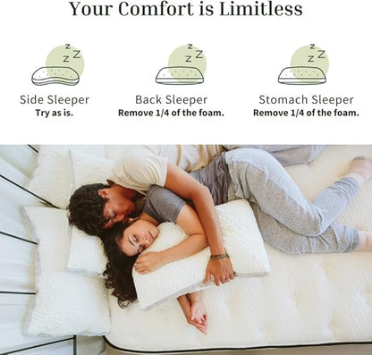 Nest Bedding Easy Breather Memory Foam Pillow Standard/Queen