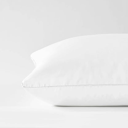 Saatva Down Alternative Pillow - Hypoallergenic Pillow with Plush & Airy Feel - Breathable Organic Cotton Cover - Lofty Microdenier Down Alternative - King (34"x16"), 1 Pack