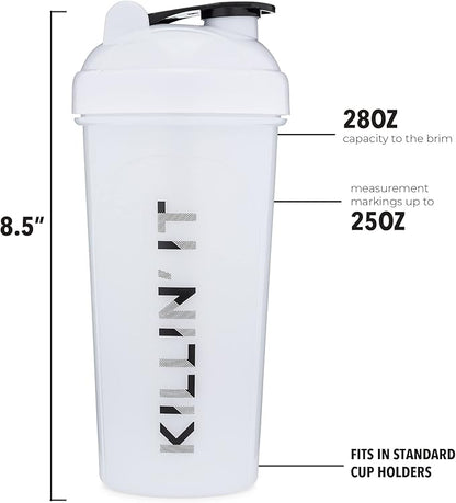 GOMOYO 2 Pack 28 Ounce Shaker Bottle Motivational Quotes | Protein Shaker Cup Mixer Agitators | Protein Mixes Pack and Pre-Workout