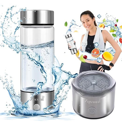 Hydrogen Water Bottle | Hydrogen Water Generator, Machine | Hydrogenated Water Bottles for Optimal Hydration in Home, Office, and Travel |Portable, Rechargeable