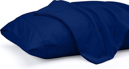 Utopia Bedding Standard Pillow Cases - 2 Pack - Envelope Closure - Soft Brushed Microfiber Fabric - Shrinkage and Fade Resistant Pillow Covers 20 X 26 Inches (Standard, Royal Blue)