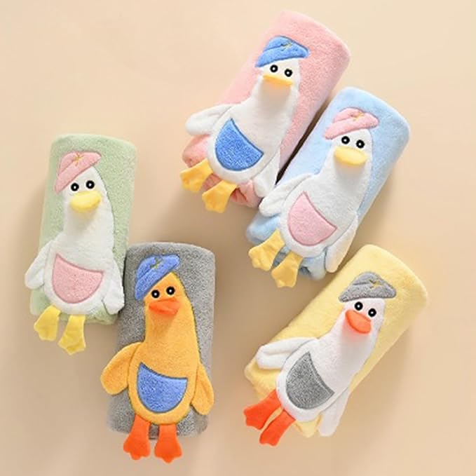 Toddler Beach Towel with Hood Kids Waffle Swim Cover Up Bath Towel Surf Poncho Boys Girls Hooded Beach Towel (C Gray, One Size)