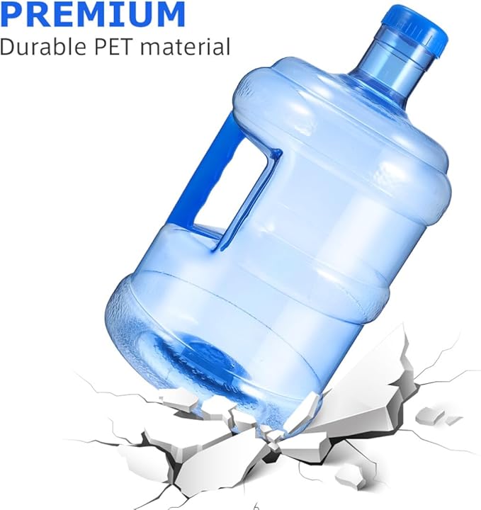 Tofficu 1.5 Gallon Water Jug Portable Water Container with Cover and with Handle, Camping Water Container Water Storage Containers for Outdoor Hiking