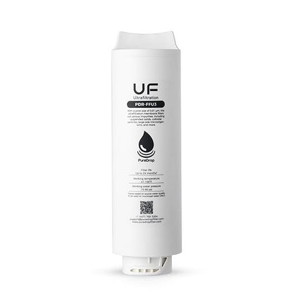 PDR-FFU3 0.01μm Ultra-Filtration Membrane Replacement Filter Cartridge for PDR-3CUW Under Sink Water Filter System