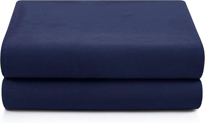 Microfiber Pillow Cases 14x20 Navy Blue Toddler Pillow Cases Set of 2 Soft Comfortable Not Shrink Small Pillow Cases Kids Pillowcase Envelope Style