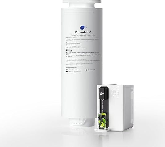 WaterFirst® Replacement Filters for Dr.water Y Countertop Reverse Osmosis System, BPA-Free, 1 Piece, 12-Month Filter Lifespan – Compatible with Dr.water Y