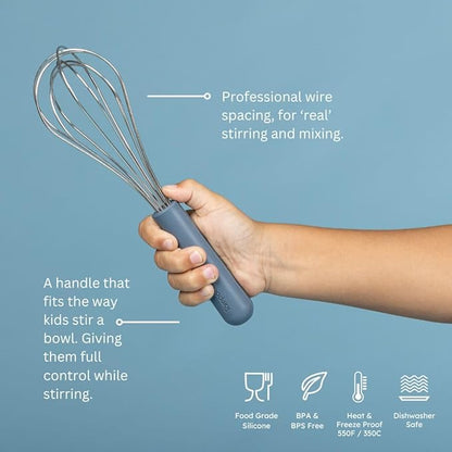 Premium baking utensils for kids: safe, simple & smart. 100% food grade silicone