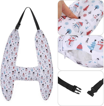 Car Travel Pillow for Kids Adults Soft Neck Pillow Head and Body Support Pillow Breathable Seat Pillow Car Aircraft Travel Pillow Neck Support Pillow Cushion for Long Journey Travel Accessories