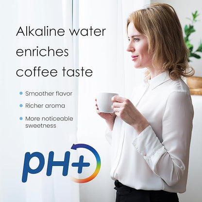 Waterdrop WD-PF-AL Replacement Alkaline Filters for All Waterdrop Pitcher and Dispenser Filtration System, Improved Coffee Taste, Last Up to 100 Gallons (Pack of 1)