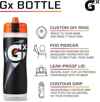 Gatorade Gx Bottle, Momentum Neon Blue