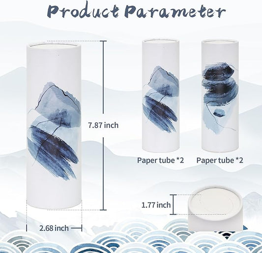 Car Tissue Holder car Tissue with Facial Tissues 4PK Car Tissues Cylinder for Car Box Container for Car Cup Holder