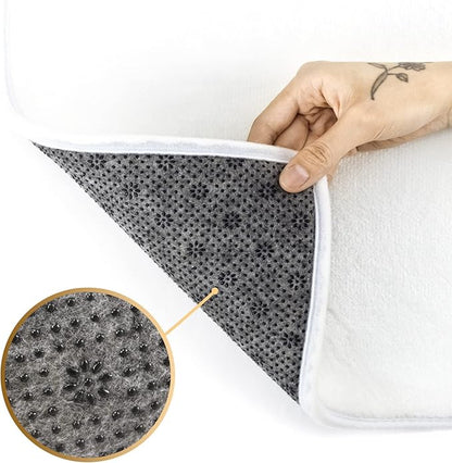 Funny Rug for Room Hello Sweet Cheeks Bath Mat Sign Self Motivation Home Bath Mat Fun Gift Mat Motivational Funny Saying Bathroom Bath Mat Gift for Wife Welcome Mats for Home 24x16 in
