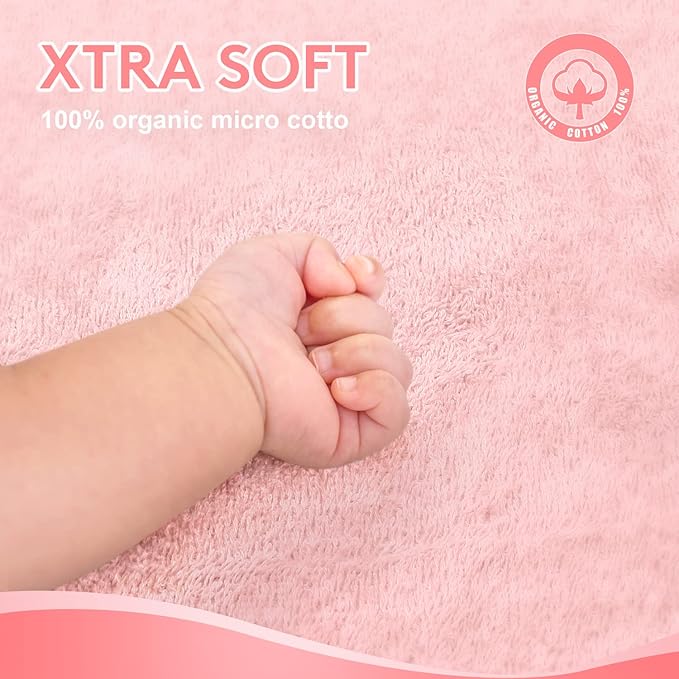 Hooded Towel for Kids 100% Cotton Ultra Soft with Unique Animal Design Large for Infants 3-10 Years (Unicorn)
