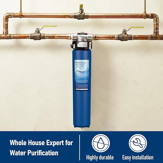 AP917HD-S Water Filter, Compatible with Aqua-Pure® AP917HD-S Whole House Sediment/CTO Filter Cartridge for 3M® Aqua-Pure® AP904 System, W/Scale Inhibitor (1 Pack)