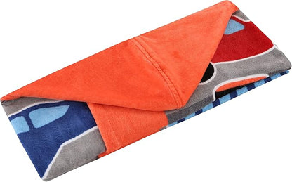 Wowelife Hooded Towels for Kids, Kids Beach Towels for Toddlers, Car Poncho Towel Wrap for Boys, 100% Cotton Kids Towel, Swimming Towels for Kids, Hooded Beach Towel