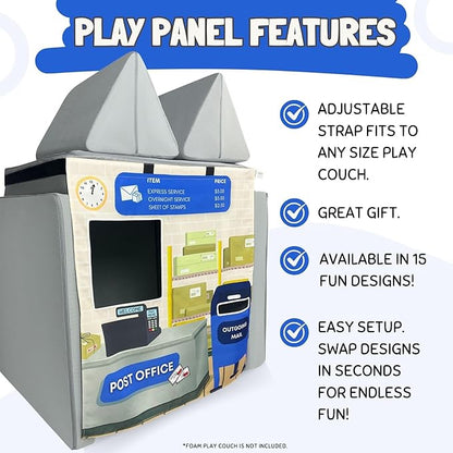 Play Panel for Childrens Foam Sofa Kids Couch (Post Office)