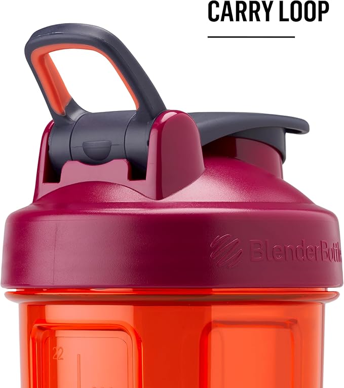 BlenderBottle Shaker Bottle Pro Series Perfect for Protein Shakes and Pre Workout, 28-Ounce, Black