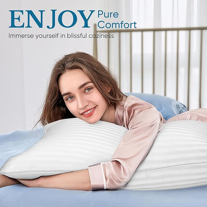 BP3 Bed Pillow, King (Pack of 2), White