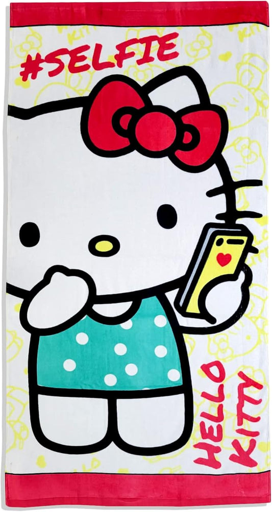 Kids Princess Hooded Bath Towel 20X24 (20 x 40, Selfie)