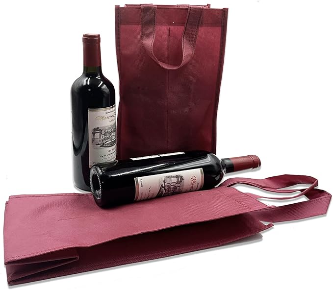 Wine Gift Bag,Wine Bags For Wine Bottles Gifts,reusable Wine Gifts Bag,wine Bags For Travel,Wine Tote Bag Wine Gifts,4 Bottle Wine Caddy, 4 bottle wine bag tote,Custom wine bag (2 Pack)