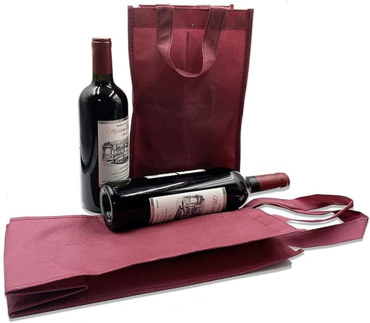 Wine Gift Bag,Wine Bags For Wine Bottles Gifts,reusable Wine Gifts Bag,wine Bags For Travel,Wine Tote Bag Wine Gifts,4 Bottle Wine Caddy, 4 bottle wine bag tote,Custom wine bag (2 Pack)
