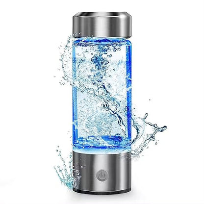 Hydrogen Water Bottle Generator - Portable Hydrogen Water Bottle, Hydropure Hydrogen Water Bottle, Ion Hydrogen Water, Water Ionizer Machine for Home, Purify Hydrogen Water Bottle, Oxygen Water
