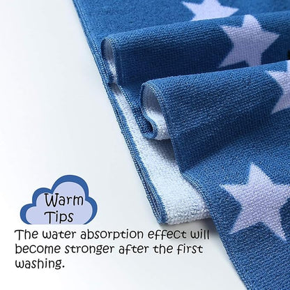 NovForth Kids Beach Towel for Boys Girls, Astronaut Hooded Bath Towel Wrap, Toddler Pool Towel with Hood