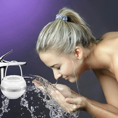 Bath Filter for Tub Bath Ball Filter Bathtub Water Filter for Faucet 2500 Gallons of Filtration, 8 Stages Bath Filter to Reduce Hundreds of Contaminants for Softer, Smoother Skin, BPA Free