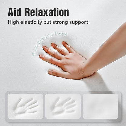 LightEase Leg Pillow, Knee Elevation Pillows, Foot Elevating for Sleeping, Rest, Blood Circulation, Surgery, Back Pain, Swelling