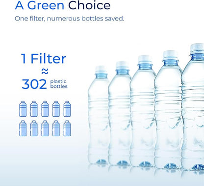 Waterdrop Replacement for Brita® Stream Pitcher Water Filter, Brita® OB05 Filter Pitchers and Dispensers, Pour Through Filters, Upgraded 7-stage Filters, Lasts 2 Months, Pack of 4