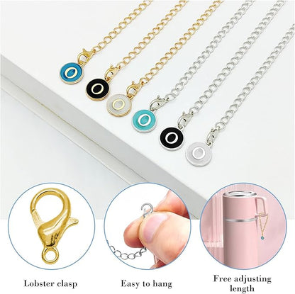 6PCS Letter Charm Accessories for Stanley Cup, Name ID Letter Handle Charm for Stanley Handle Identification Letter Pendant Handle Decoration for Stanley Tumbler Charms (Letter O)