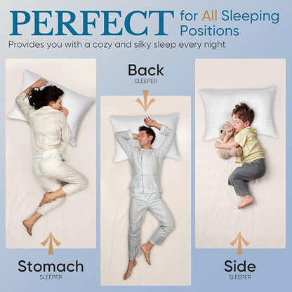 BP3 Bed Pillow, King (Pack of 2), White