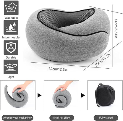 WEERSHUN Travel Pillows for Airplanes,2024 New Travel Pillow,Travel Neck Pillow Neck Pillow Airplane Memory Foam Travel Pillow Neck Pillow for Traveling Suitable for Airplanes,Offices and Cars