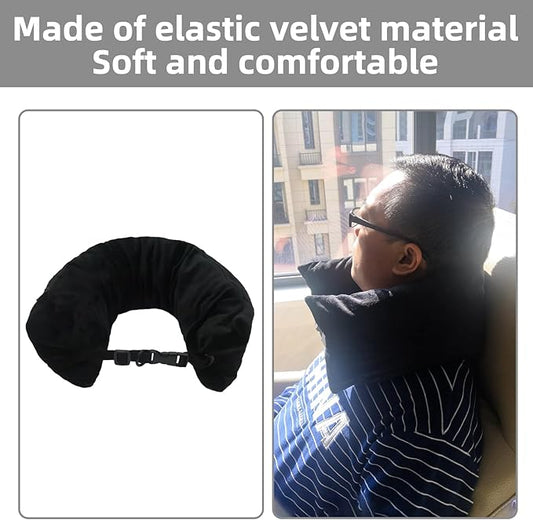 Stuffable Neck Pillow for Travel，Stuffable Travel Pillow，Travel Neck Pillow Stuffable with Clothes Transforms Into Extra Luggage without Excess Fees（with Eye Masks, Earplugs and Storage Dag）