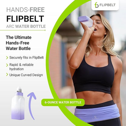 FlipBelt Portable Lightweight Running Water Bottle