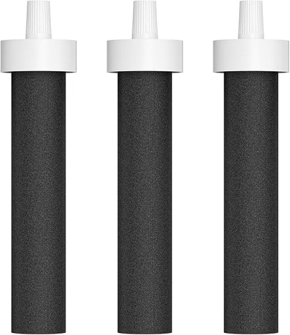3-Pack Water Filter Replacements for Brita Water Bottles, Compatible with Brita 32oz and 20oz Insulated Filtered Water Bottles, Reduce Chlorine, Taste, and Odor