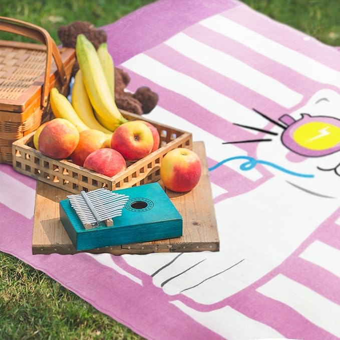 BANGSAUR Kids Hooded Beach Bath Towels, 100% Cotton 50x30 inches Wrap Towel, Toddlers Girls 3-12 Years Coverup Pink Cat