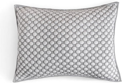 Refreshing Pillow for Hot Sleepers, 3D Knitted & Breathable, with Inside Pillow, 15"x23", Oekotex Class 1, Washable with Hidden Zipper, Innovative Cooling Yarn, No Gels Used (Grey)
