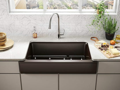 KOHLER K-25784-CM2 Cairn Sink, 36 in, Matte Brown