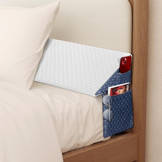 Twin Bed Wedge Pillow for Headboard 39"x 10"x 6" Large/Mattress Gap Filler Close The Gap (0-6")/Foam Triangle Bloster Wedge Pillow headboard for Headboard Gap Between Mattress and Headboard