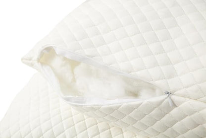 HOMEJSUN Bed Pillows Standard Size 20x28 Inches 2 Pack, Super Soft Down Alternative Pillows with Washable Knit Cover