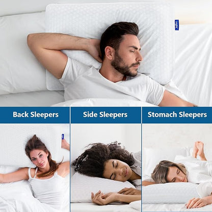 inight Cooling Pillow, Cooling Gel Pillow Memory Foam, Cooling Pillows for Side Sleepers & Back Sleepers Pillow, Cool Gel Pillows for Sleeping, Oeko-TEX & CertiPUR-US Pillow Standard Size