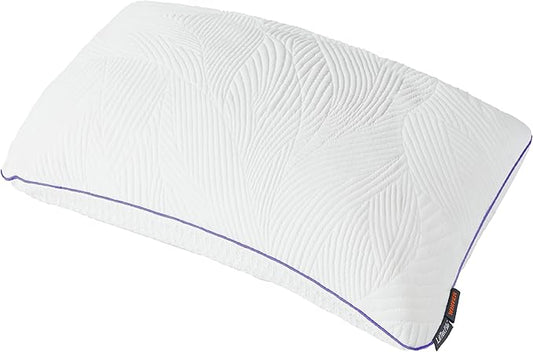 Shredded Memory Foam Pillows Queen Bed Pillows Set of 1, Summer Cooling Pillows for Hot Sleepers with Washable Pillowcase, and Winter Soft Dual Sided Pillow for Back and Stomach Sleepers
