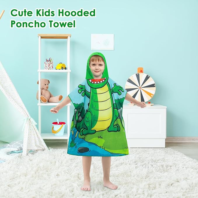 Kids Beach Towels Baby Towels with Hood Toddler Pool Towel Large Bath Towels for Boys and Girls for Travel Shower Swimming