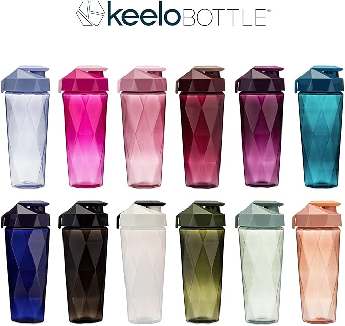 Classic 28oz Blender Shaker Bottle | Protein Shaker Bottle with Diamond Agitator | Shaker Cup with Carrying Handle and Dishwasher Safe | Sage - 28-Ounces