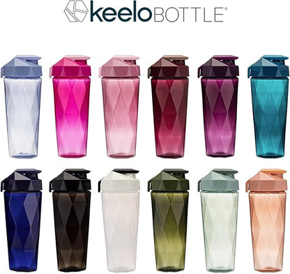 Classic 28oz Blender Shaker Bottle | Protein Shaker Bottle with Diamond Agitator | Shaker Cup with Carrying Handle and Dishwasher Safe | 2-Pack Black & Maroon
