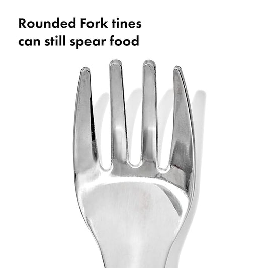 OXO Tot On-The-Go Fork and Spoon Set - Opal