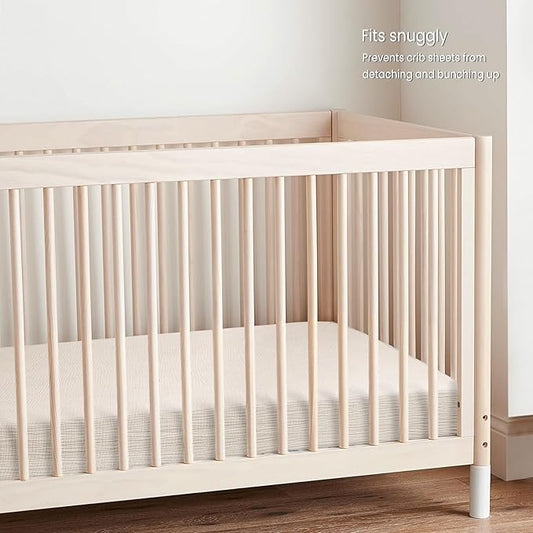 Lulu moon Muslin Crib Sheet Fitted Crib Mattress Sheet for Boys and Girls, 28"x 52"