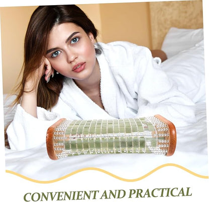 Jade Pillow Flat Pillows for Sleeping Pillows for Bed Sleeping Pillow for Women Home Supplies Hollow Pillow Jade Mat Pillow Room Accessories for Women Small Pillows for Sleeping